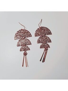 Copper earrings!